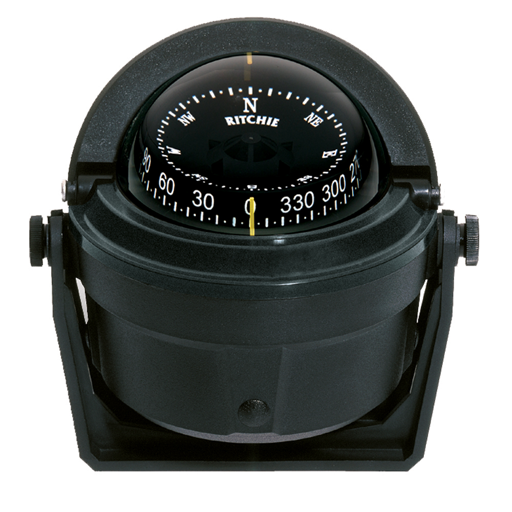 Ritchie B-81 Voyager Compass - Bracket Mount - Black, made by Ritchie - B-81 Ritchie B-81 Voyager Compass - Bracket Mount - Black, made by Ritchie - B-81