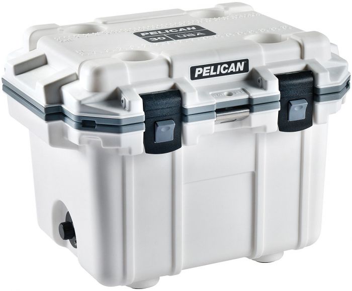 30QT ELITE COOLER WHTE/GRY, made by Pelican -