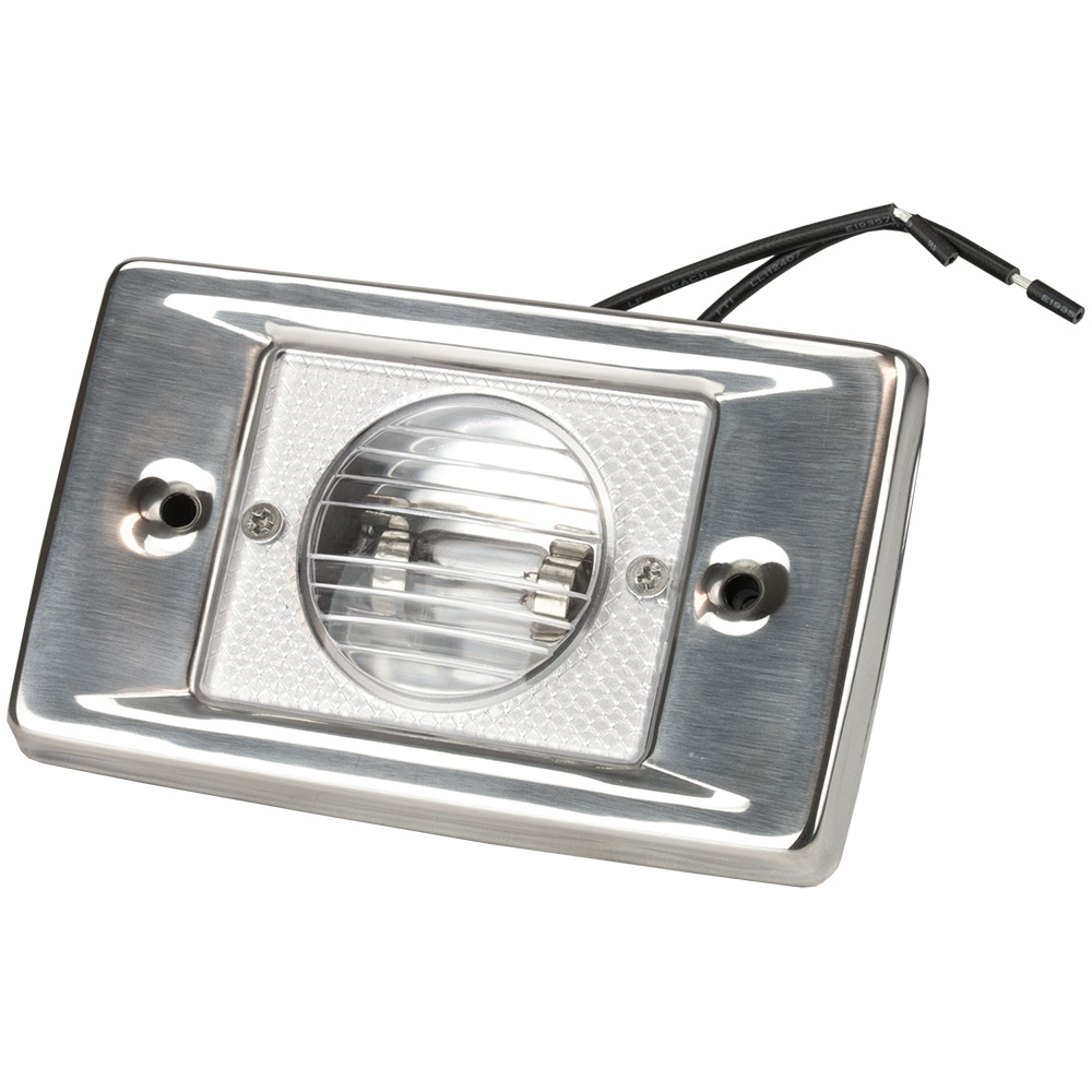 Sea-Dog Stainless Steel Rectangular Transom Light, made by Sea-Dog - 400136-1 Sea-Dog Stainless Steel Rectangular Transom Light, made by Sea-Dog - 400136-1
