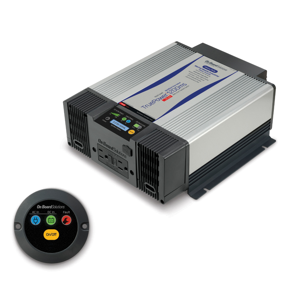 ProMariner TruePower Plus Modified Sine Wave Inverter - 1200W, made by ProMariner - 06120 ProMariner TruePower Plus Modified Sine Wave Inverter - 1200W, made by ProMariner - 06120