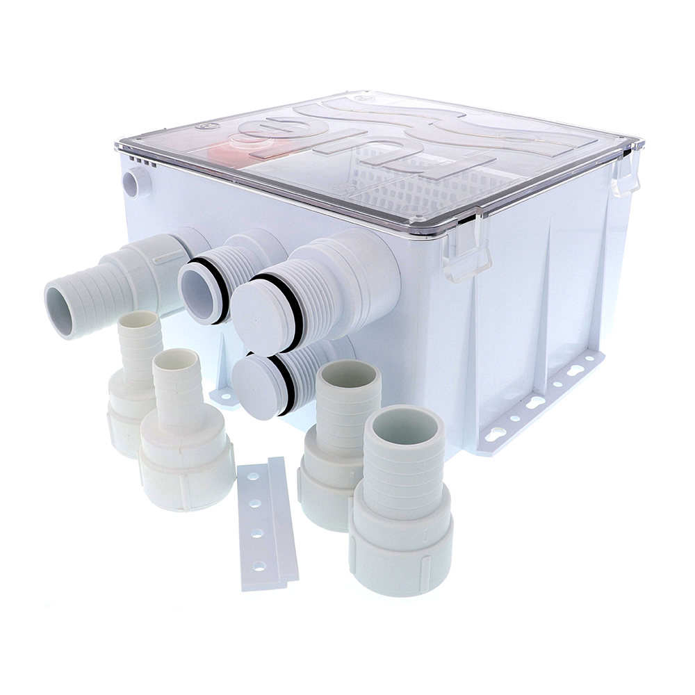Rule Shower Drain Box w/1100 GPH Pump - 12V, made by Rule - 99B Rule Shower Drain Box w/1100 GPH Pump - 12V, made by Rule - 99B