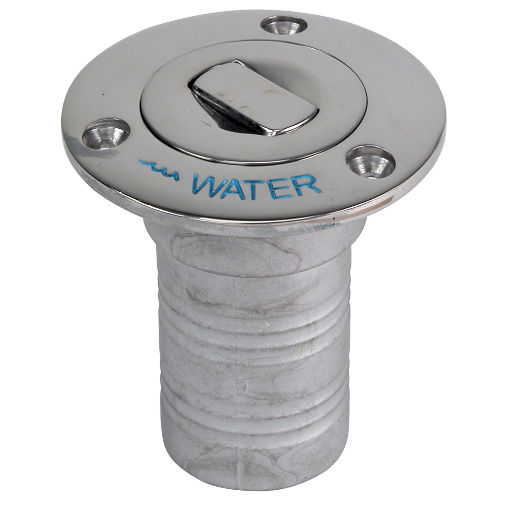 Whitecap Bluewater Push Up Deck Fill - 1-1/2" Hose - Water, made by Whitecap - 6995CBLUE
