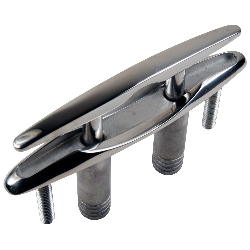 Whitecap Pull Up Stainless Steel Cleat - 6", made by Whitecap - 6709 Whitecap Pull Up Stainless Steel Cleat - 6", made by Whitecap - 6709