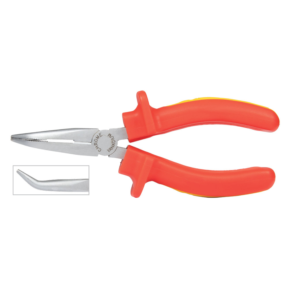 Ancor 6" Bent Nose Pliers - 1000V, made by Ancor - 710030 Ancor 6" Bent Nose Pliers - 1000V, made by Ancor - 710030