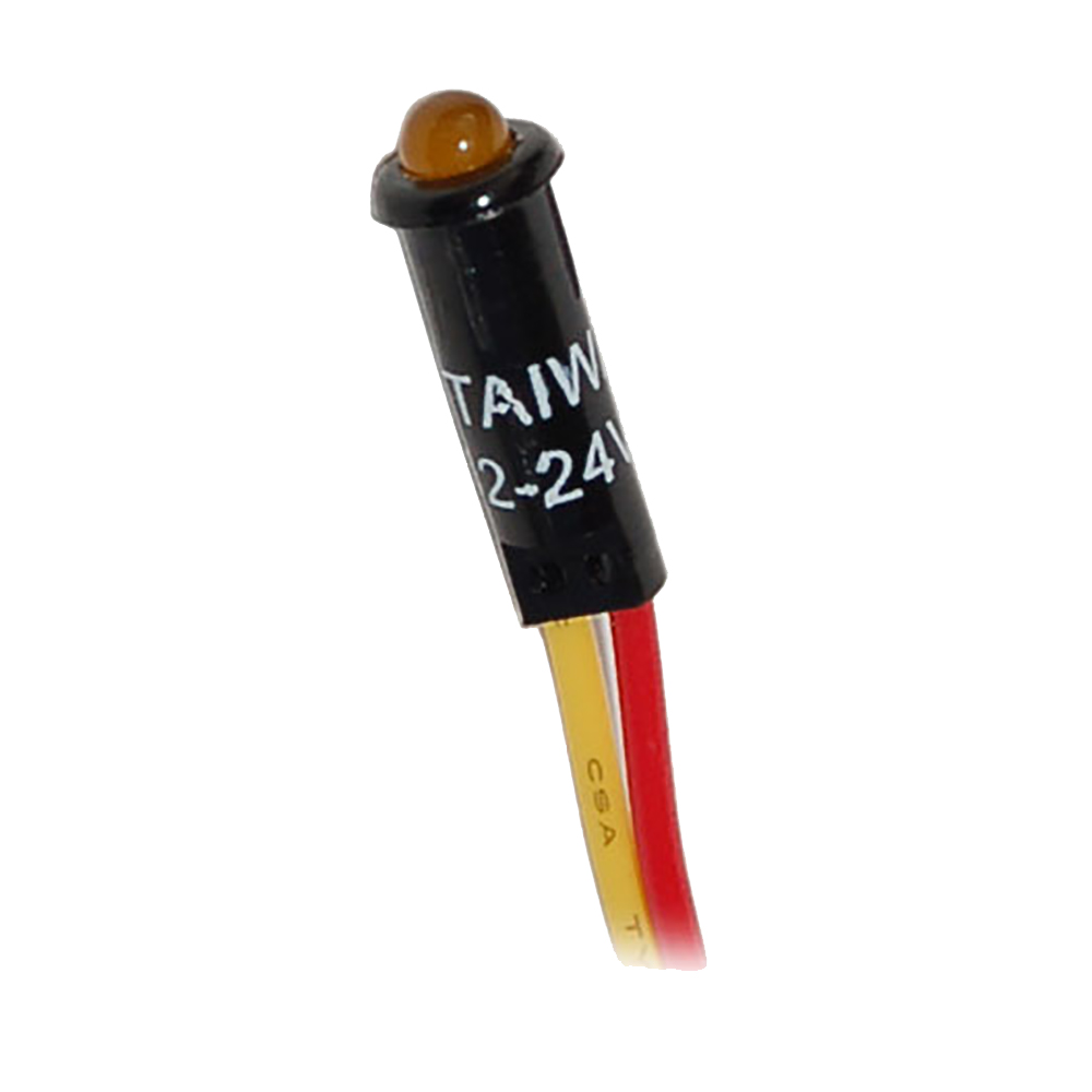 Blue Sea 8033 Amber LED Indicator Light, made by Blue Sea Systems - 8033 Blue Sea 8033 Amber LED Indicator Light, made by Blue Sea Systems - 8033