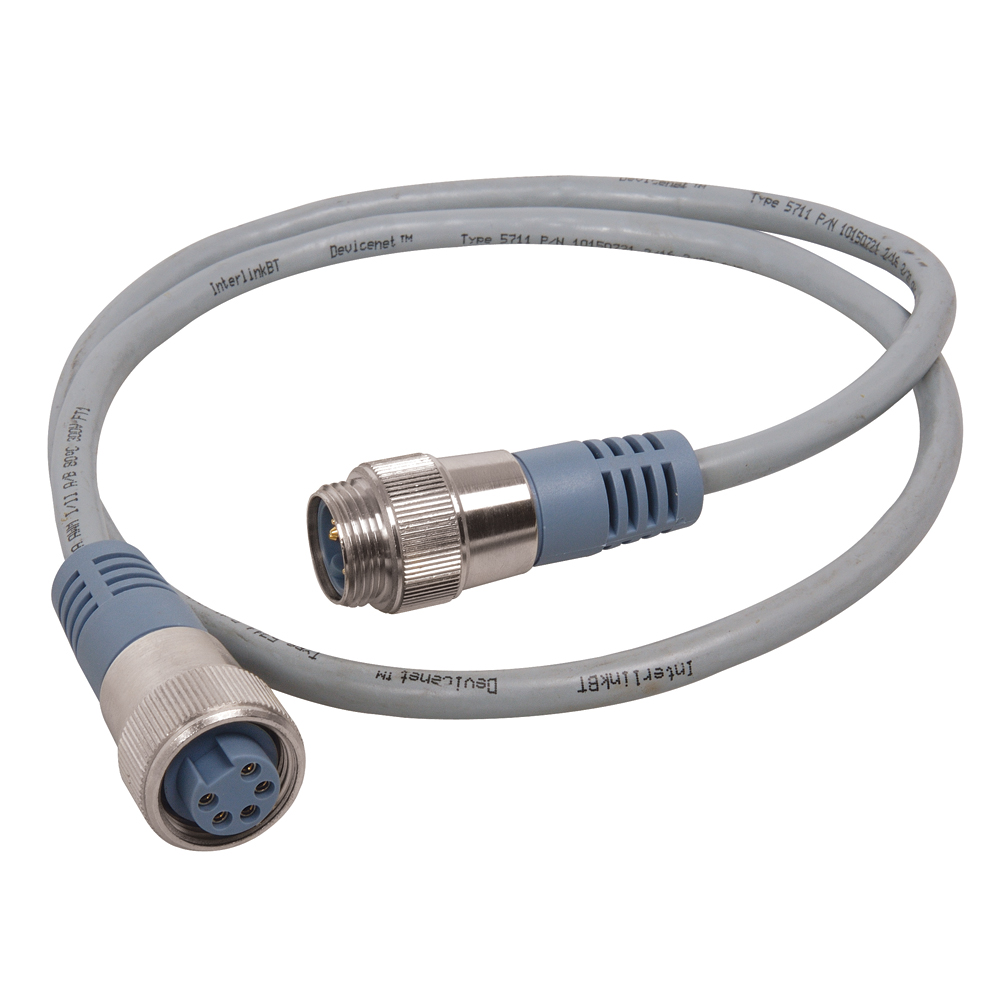 Maretron Mini Double Ended Cordset - Male to Female - 3M - Grey, made by Maretron - NM-NG1-NF-03.0 Maretron Mini Double Ended Cordset - Male to Female - 3M - Grey, made by Maretron - NM-NG1-NF-03.0