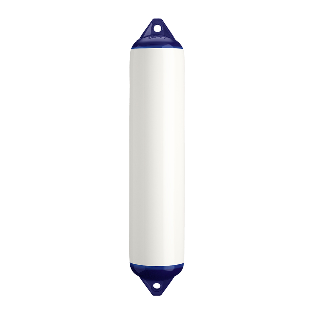 Polyform F-4 Twin Eye Fender 8.5" x 40.5" - White, made by Polyform U.S. - F-4-WHITE Polyform F-4 Twin Eye Fender 8.5" x 40.5" - White, made by Polyform U.S. - F-4-WHITE