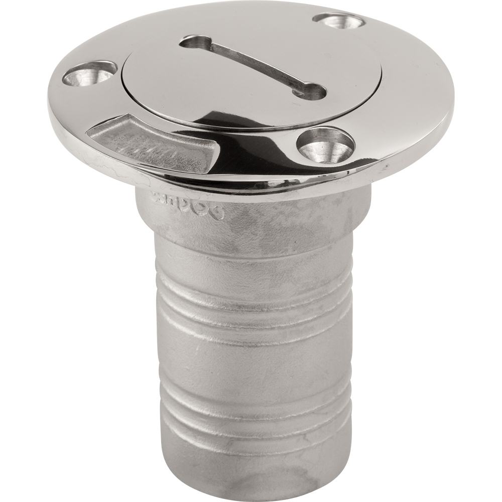 Sea-Dog Stainless Steel Cast Hose Deck Fill Fits 1-1/2" Hose - Waste, made by Sea-Dog - 351323-1 Sea-Dog Stainless Steel Cast Hose Deck Fill Fits 1-1/2" Hose - Waste, made by Sea-Dog - 351323-1
