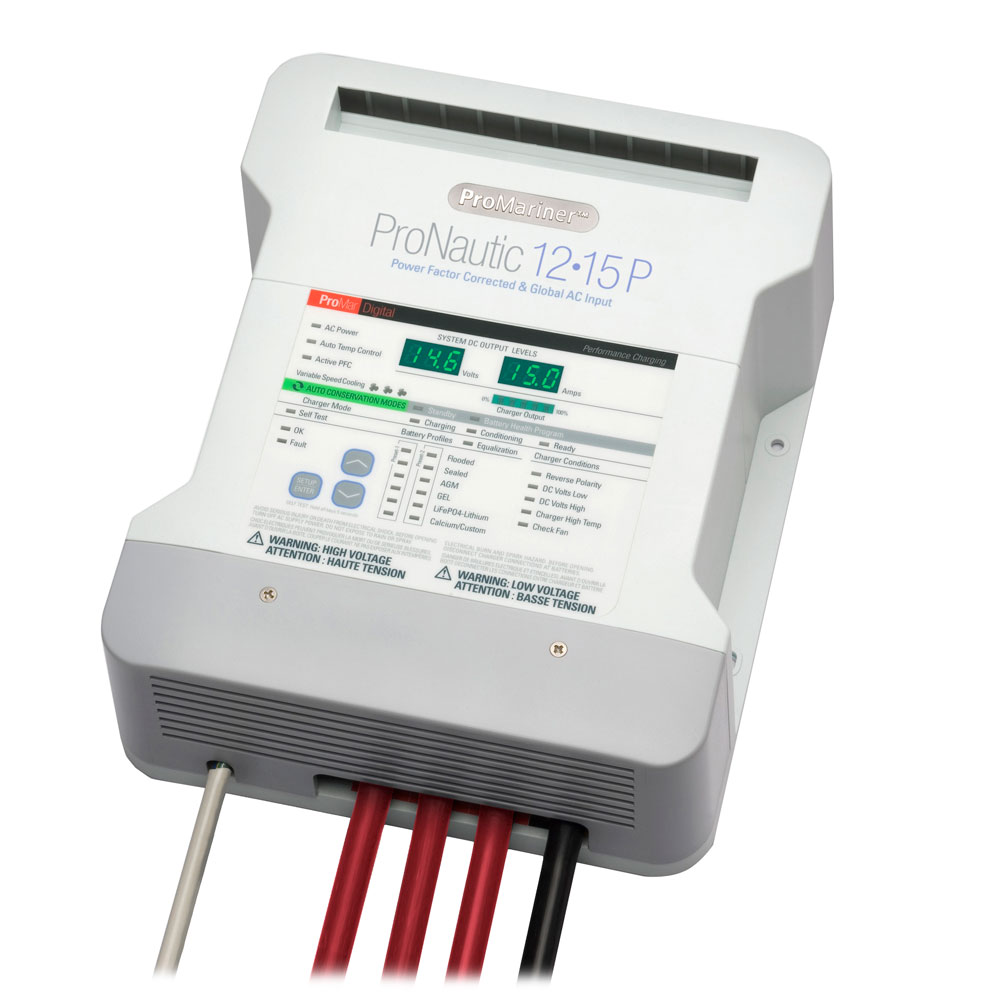 ProMariner ProNautic 1215P 15 Amp 3 Bank Battery Charger, made by ProMariner - 63115 ProMariner ProNautic 1215P 15 Amp 3 Bank Battery Charger, made by ProMariner - 63115