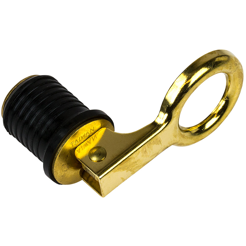 Sea-Dog Brass Snap Handle Drain Plug - 1", made by Sea-Dog - 520070-1 Sea-Dog Brass Snap Handle Drain Plug - 1", made by Sea-Dog - 520070-1
