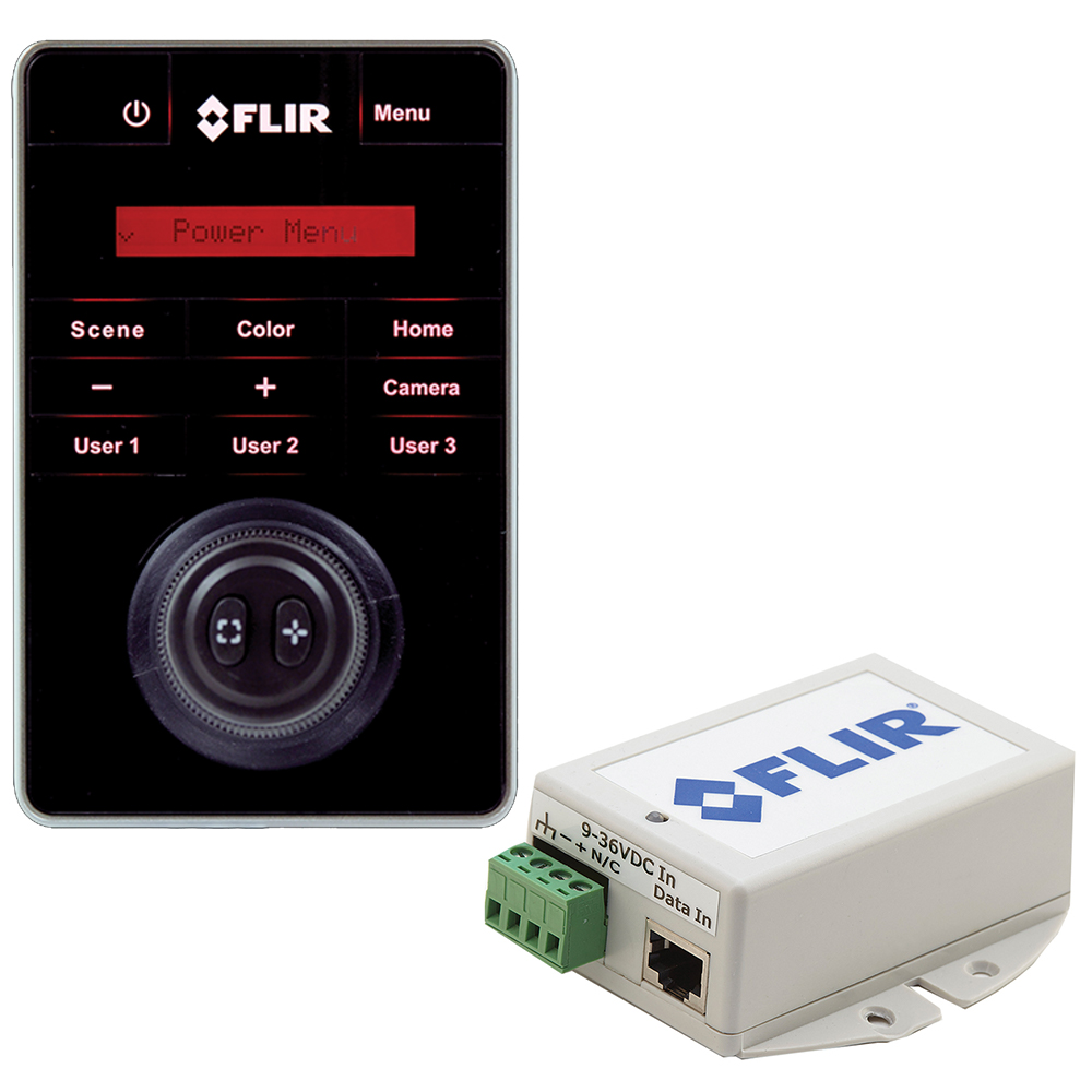 FLIR JCU-2 Joystick Control Unit & POE Injector Kit, made by FLIR Systems - T70478 FLIR JCU-2 Joystick Control Unit & POE Injector Kit, made by FLIR Systems - T70478