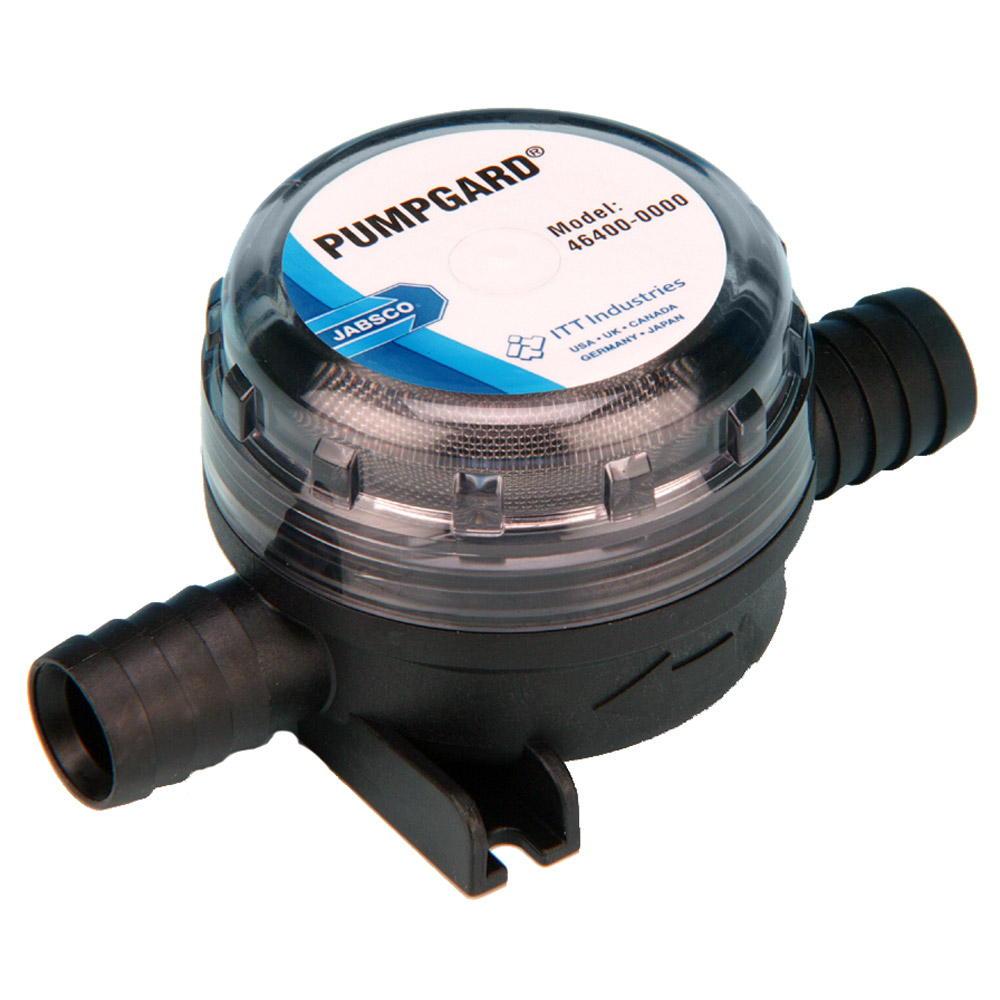 Jabsco Pumpgard In-Line Strainer 3/4" Barb (Low Profile), made by Jabsco - 46400-0000 Jabsco Pumpgard In-Line Strainer 3/4" Barb (Low Profile), made by Jabsco - 46400-0000