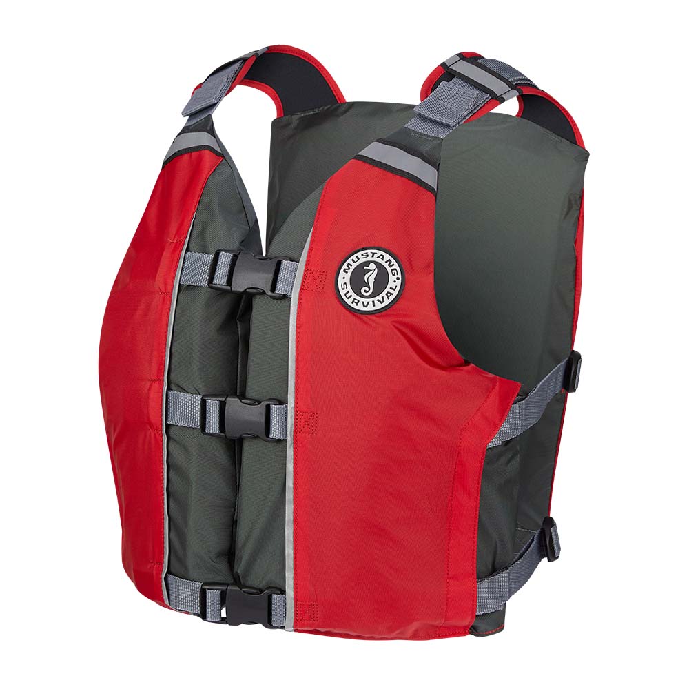 Mustang APF Foam Vest - Red/Grey - Universal, made by Mustang Survival - MV4111-861-0-216 Mustang APF Foam Vest - Red/Grey - Universal, made by Mustang Survival - MV4111-861-0-216