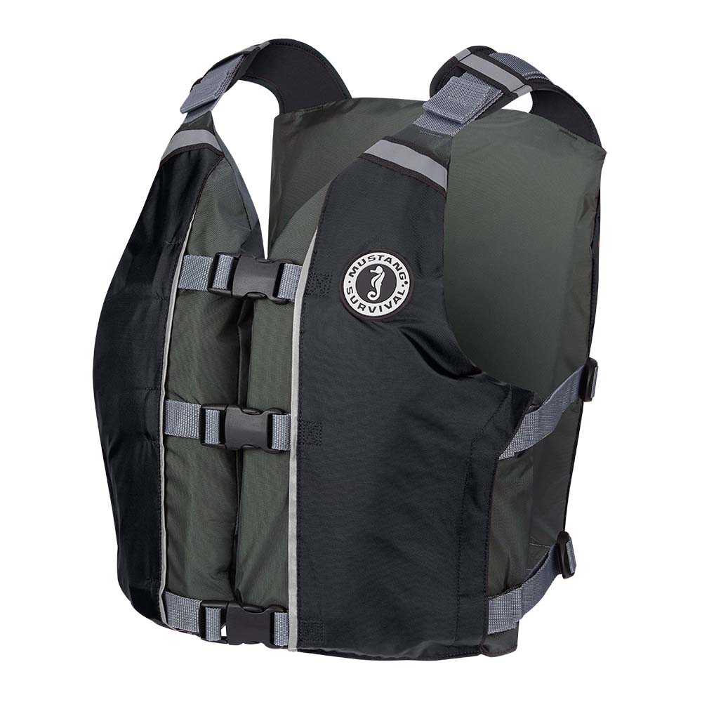 Mustang APF Foam Vest - Black/Grey - Universal, made by Mustang Survival - MV4111-806-0-216 Mustang APF Foam Vest - Black/Grey - Universal, made by Mustang Survival - MV4111-806-0-216