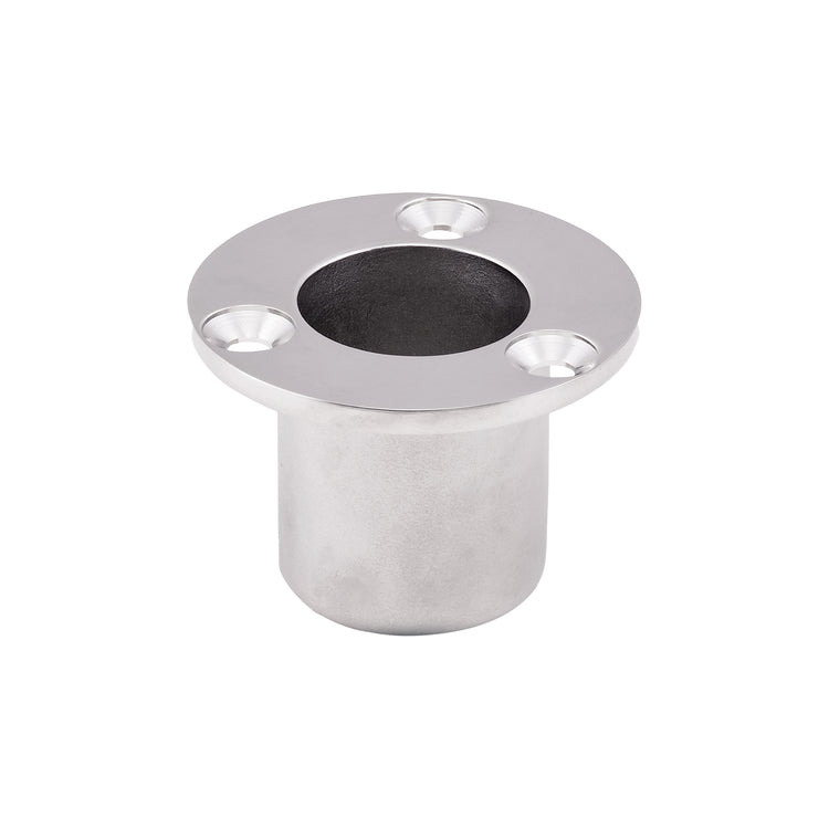 Whitecap Flush Mount Flag Pole Socket - Stainless Steel - 1-1/4" ID, made by Whitecap - 6170