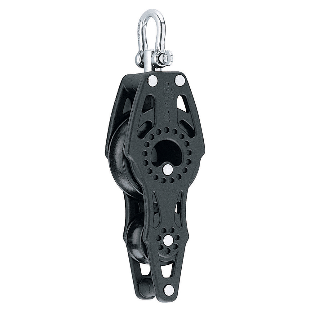 Harken 40mm Carbo Air Fiddle Block w/Swivel & Becket, made by Harken - 2656 Harken 40mm Carbo Air Fiddle Block w/Swivel & Becket, made by Harken - 2656