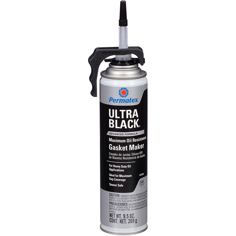 Permatex Ultra Black Maximum Oil Resistance RTV Silicone Gasket Maker - 9.5oz, made by Permatex - 85080 Permatex Ultra Black Maximum Oil Resistance RTV Silicone Gasket Maker - 9.5oz, made by Permatex - 85080