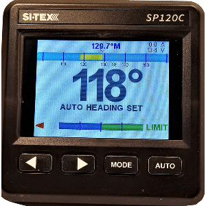 SI-TEX SP-120 Color System w/Rudder Feedback w/o Drive Unit, made by SI-TEX - SP120C-RF-1 SI-TEX SP-120 Color System w/Rudder Feedback w/o Drive Unit, made by SI-TEX - SP120C-RF-1