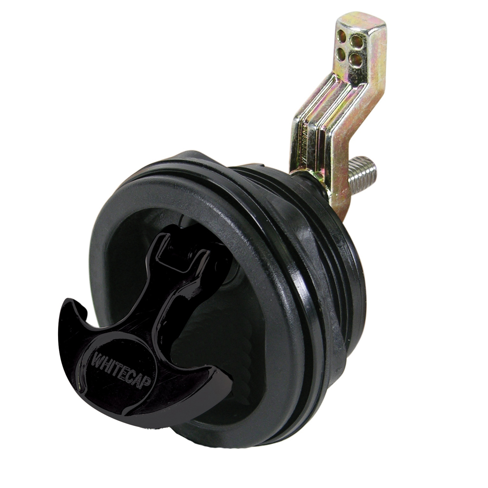 Whitecap T-Handle Latch - Nylon Black/Black - Non-Locking, made by Whitecap - 3230BC Whitecap T-Handle Latch - Nylon Black/Black - Non-Locking, made by Whitecap - 3230BC