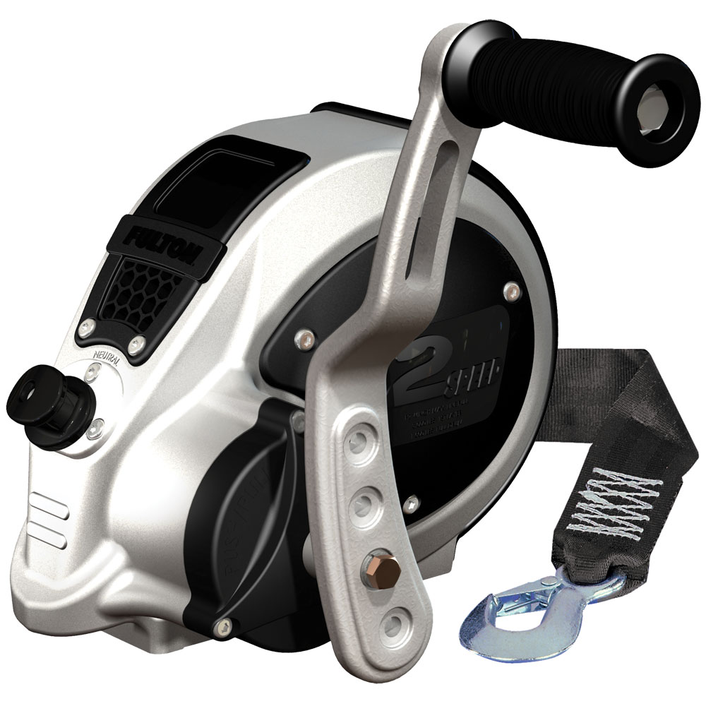 Fulton F2 Trailer Winch 3,200 lbs. - 2-Speed w/Strap, made by Fulton - FW32000101 Fulton F2 Trailer Winch 3,200 lbs. - 2-Speed w/Strap, made by Fulton - FW32000101