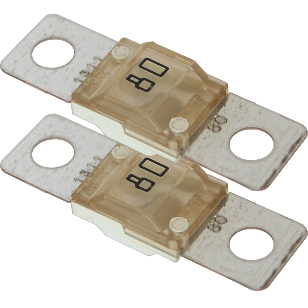 Blue Sea 5255 MIDI/AMI Fuse 80 Amp - Pair, made by Blue Sea Systems - 5255