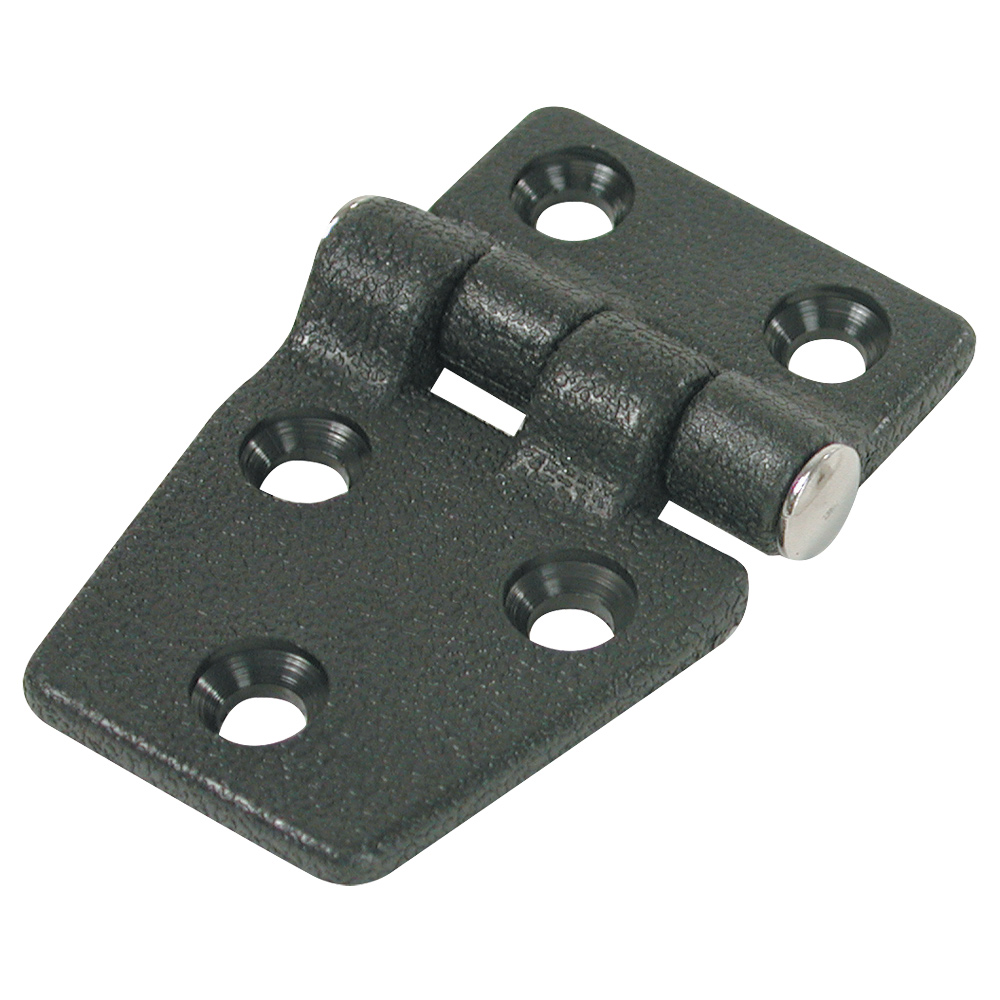 Whitecap Shortside Door Hinge - Black Nylon - 1-3/8" x 2-1/4", made by Whitecap - S-3032 Whitecap Shortside Door Hinge - Black Nylon - 1-3/8" x 2-1/4", made by Whitecap - S-3032