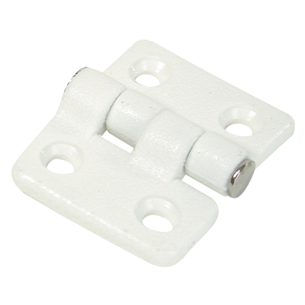 Whitecap Butt Hinge - White Nylon - 1-1/2" x 1-3/8", made by Whitecap - S-3035