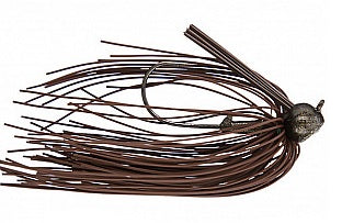 Buckeye Football Mop Jig 1/2oz Brown, made by Buckeye Baits - Buckeye Football Mop Jig 1/2oz Brown, made by Buckeye Baits -