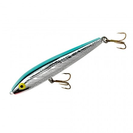 Rebel Jumpin Minnow 4.5" Silver/Blue, made by Rebel Baits -