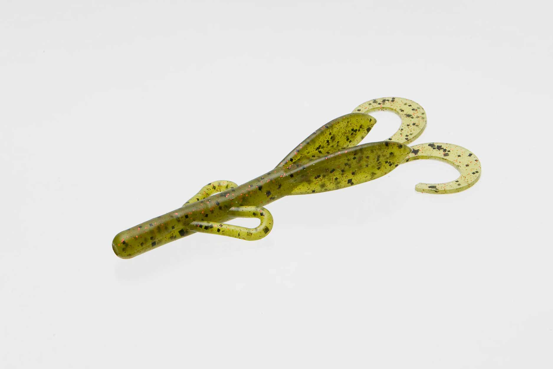 Zoom Baby Brush Hog 5.5" 12/bag Watermelon Red, made by Zoom Baits - Zoom Baby Brush Hog 5.5" 12/bag Watermelon Red, made by Zoom Baits -