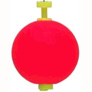 Comal Snap-On Weighted Round Float 1.75" 25/bag Red, made by Comal Floats - Comal Snap-On Weighted Round Float 1.75" 25/bag Red, made by Comal Floats -