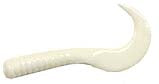 Action Bait 3" Curly Grubs 25pk White, made by Action Baits - Action Bait 3" Curly Grubs 25pk White, made by Action Baits -