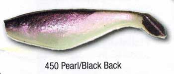 Luckie Strike Shad Minnow MC 4" 10ct Pearl/Black Back, made by Luck"E" Strike Baits - Luckie Strike Shad Minnow MC 4" 10ct Pearl/Black Back, made by Luck"E" Strike Baits -