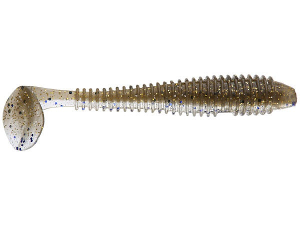 Reaction Strike Chunky Shad 4"6ct Rainbow Flash, made by Reaction Strike Baits -