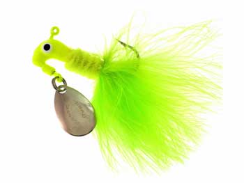 Blakemore Road Runner Maribou 1/16 Chartreuse 2pk, made by Blakemore - Blakemore Road Runner Maribou 1/16 Chartreuse 2pk, made by Blakemore -