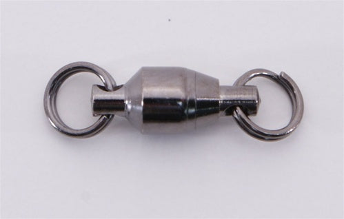 Spro Power BB Swivels 2 Split Rings Black Size 2 5ct 8lb, made by Spro Baits - Spro Power BB Swivels 2 Split Rings Black Size 2 5ct 8lb, made by Spro Baits -