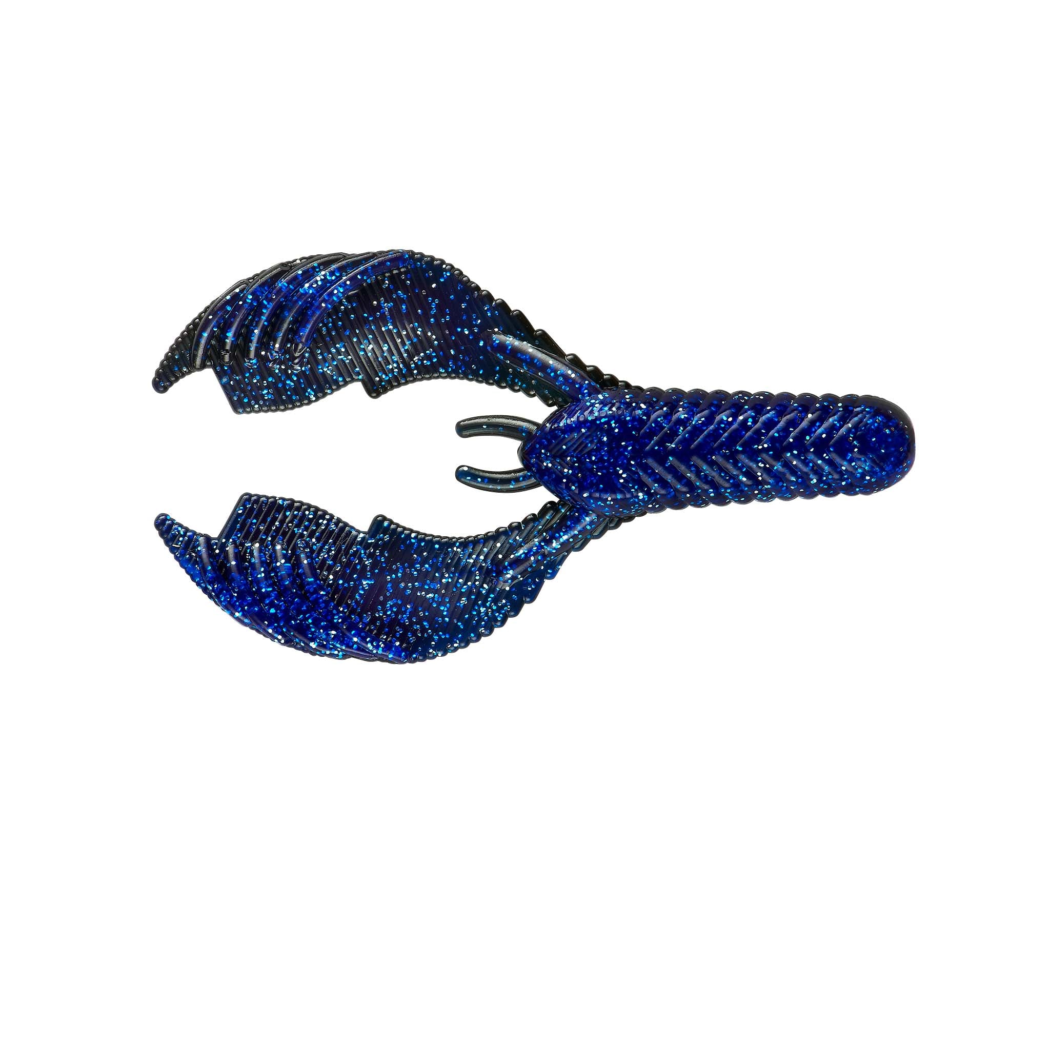 Yum Craw Chunk 3.75" 8ct Black/Blue Shadow, made by Yum Baits - Yum Craw Chunk 3.75" 8ct Black/Blue Shadow, made by Yum Baits -