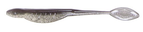 Yum Houdini Shad 5" 10ct Black Back Clear Pepper, made by Yum Baits - Yum Houdini Shad 5" 10ct Black Back Clear Pepper, made by Yum Baits -