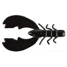 Berkley Chigger Craw 3" Black/Red/Fleck 10ct, made by Berkley Tackle - Berkley Chigger Craw 3" Black/Red/Fleck 10ct, made by Berkley Tackle -
