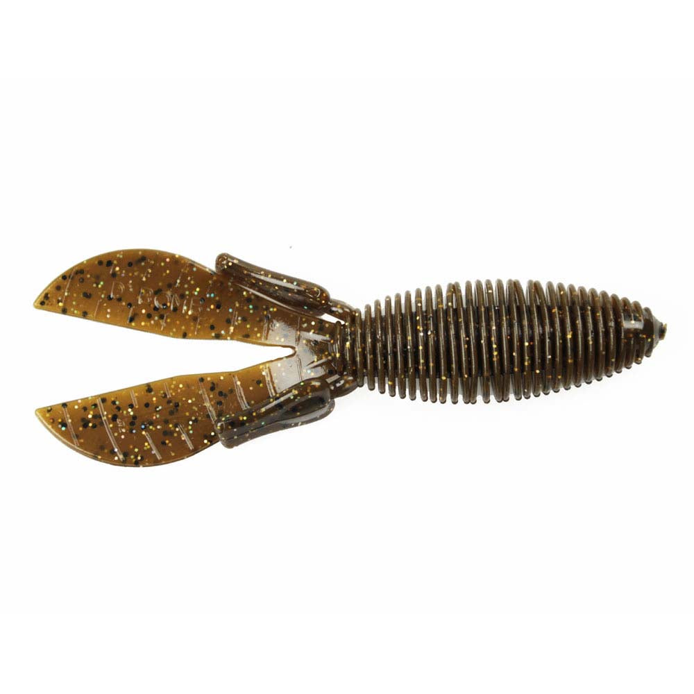 Missile Baby D Bomb 3.65" 7ct Green Pumpkin Red, made by Missile Baits - Missile Baby D Bomb 3.65" 7ct Green Pumpkin Red, made by Missile Baits -