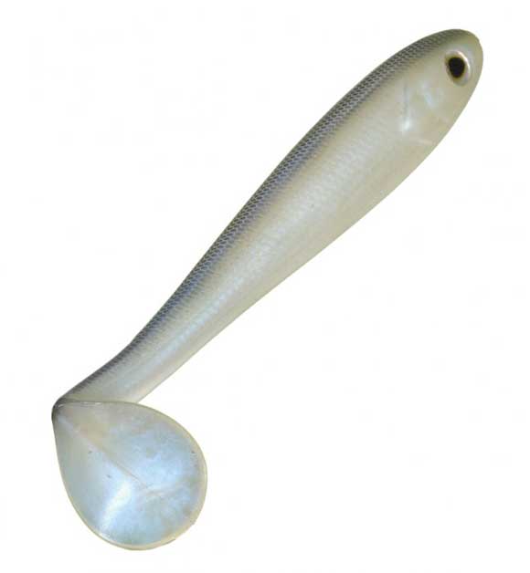 Strike King Shadalicious 4.5" 6ct Blue Gizzard, made by Strike King Baits - Strike King Shadalicious 4.5" 6ct Blue Gizzard, made by Strike King Baits -