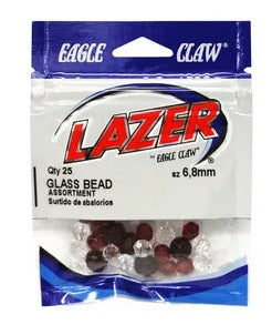 Eagle Claw Glass Bead Assortment 25ct, made by Eagle Claw - Eagle Claw Glass Bead Assortment 25ct, made by Eagle Claw -