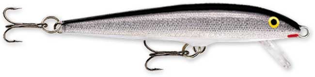 Rapala Floater 2 3/4" 1/8 Silver, made by Rapala Baits - Rapala Floater 2 3/4" 1/8 Silver, made by Rapala Baits -