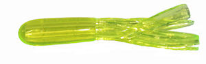 Big Bite Crappie Tubes 1.5" 10ct Chartreuse, made by Big Bite Baits - Big Bite Crappie Tubes 1.5" 10ct Chartreuse, made by Big Bite Baits -