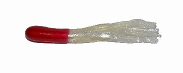 Big Bite Crappie Tubes 1.5" 10ct Red Pearl, made by Big Bite Baits - Big Bite Crappie Tubes 1.5" 10ct Red Pearl, made by Big Bite Baits -