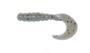 Big Bite Fat Grub 2" 10ct Blue Pearl Pepper, made by Big Bite Baits - Big Bite Fat Grub 2" 10ct Blue Pearl Pepper, made by Big Bite Baits -