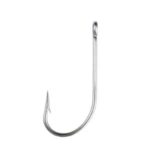 Eagle Claw O'Shaughnessy Stainless Hook 100ct Size 5/0, made by Eagle Claw - Eagle Claw O'Shaughnessy Stainless Hook 100ct Size 5/0, made by Eagle Claw -