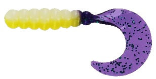 Big Bite Fat Grub 2" 10ct Acid Rain/Junebug, made by Big Bite Baits - Big Bite Fat Grub 2" 10ct Acid Rain/Junebug, made by Big Bite Baits -