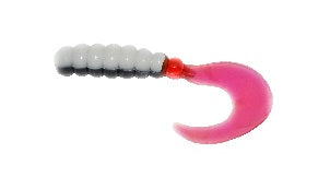 Big Bite Fat Grub 2" 10ct Checker, made by Big Bite Baits - Big Bite Fat Grub 2" 10ct Checker, made by Big Bite Baits -
