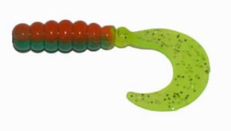 Big Bite Fat Grub 2" 10ct Chick Magnet, made by Big Bite Baits - Big Bite Fat Grub 2" 10ct Chick Magnet, made by Big Bite Baits -